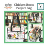 Chicken Boots Project Bag Sewing Pattern by Sew Sew Patterns