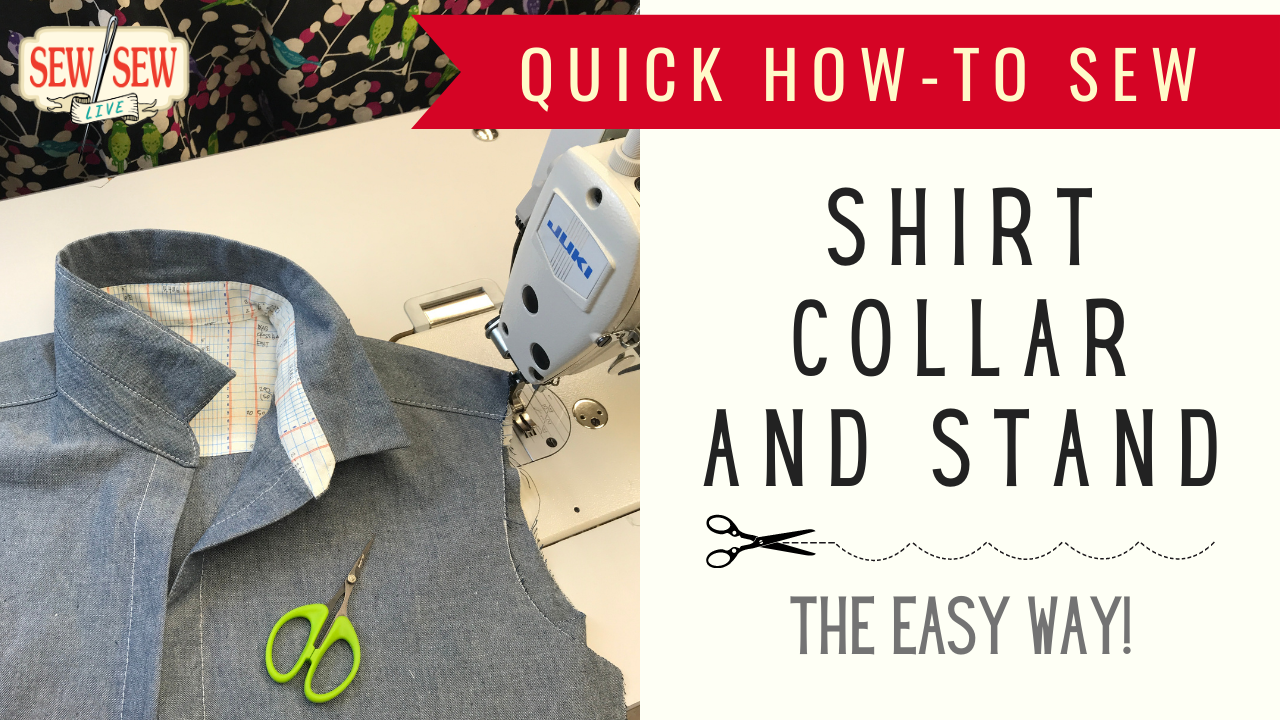 HOW TO Sew a Collar and Collar Stand of a Shirt the Easy Way