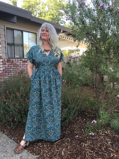 How To Sew the Bodice Panel of the Charlie Caftan by Closet Case/Core Patterns