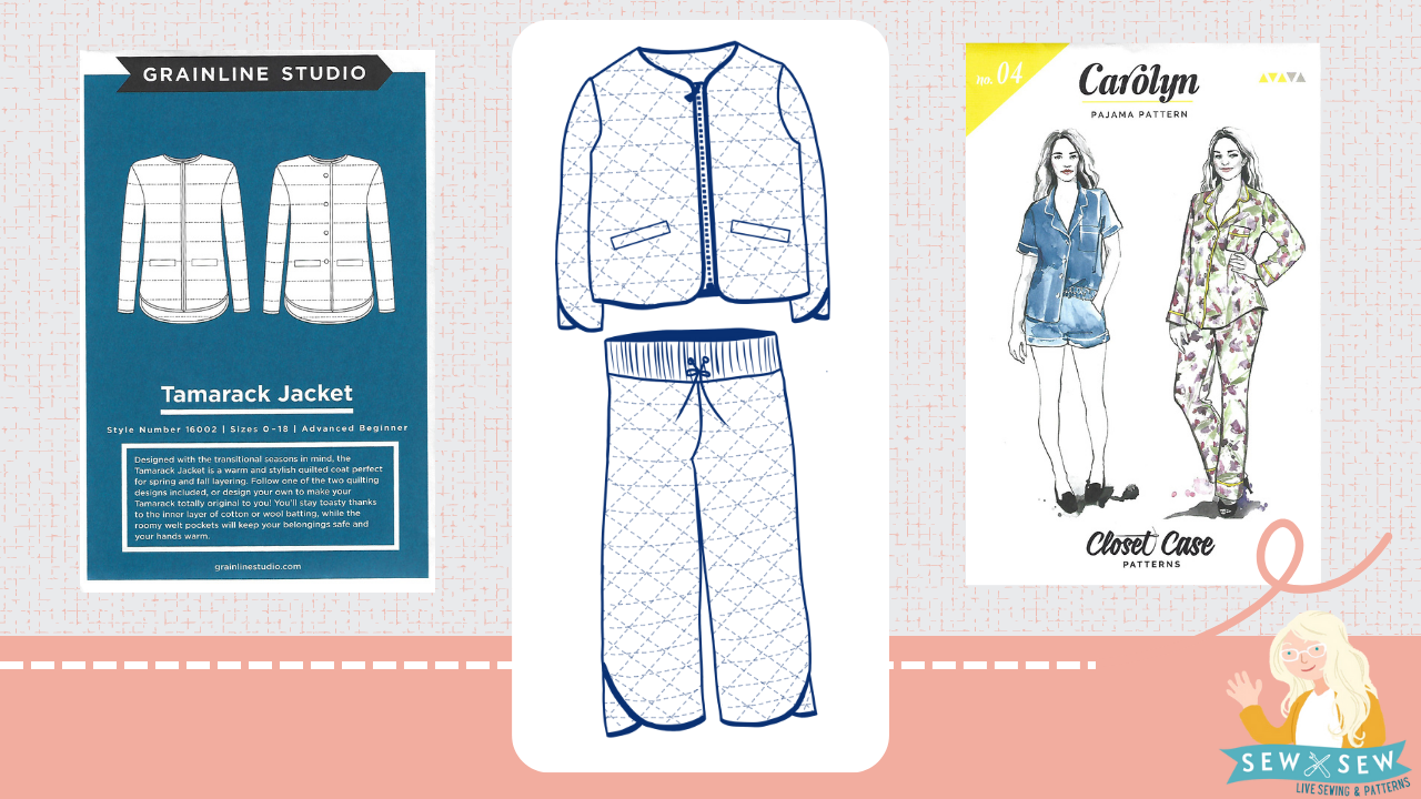 Cozy Quilted Set featuring Tamarack Jacket and Carolyn PJ Bottoms