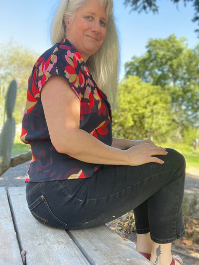Girl Friday Blouse by Decades of Style