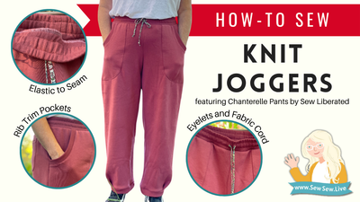 Joggers Hack using the Chanterelle Pants by Sew Liberated