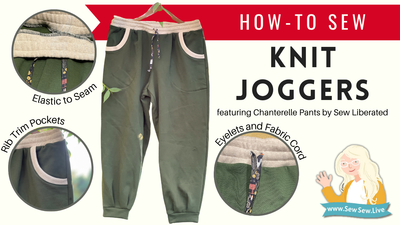 Joggers Hack using the Chanterelle Pants by Sew Liberated