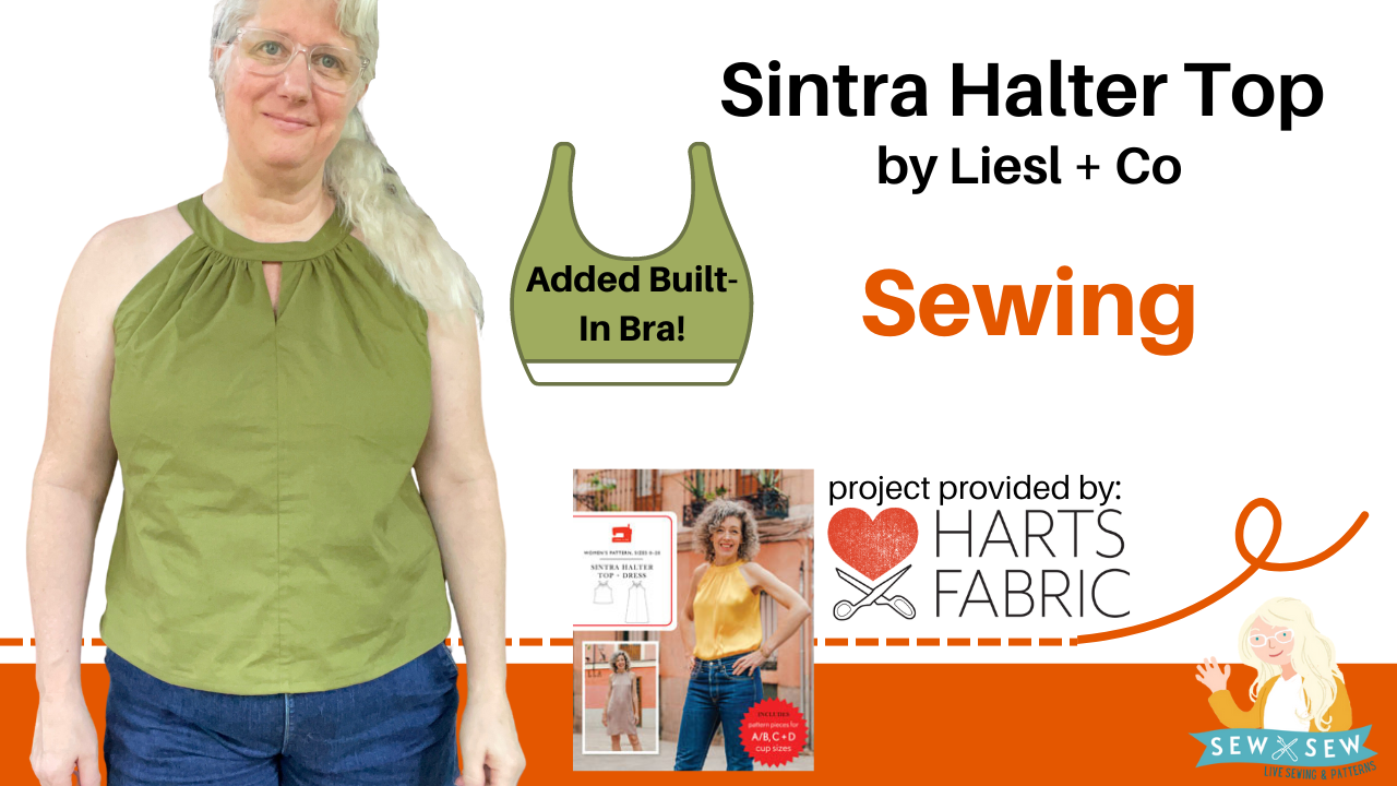 Sintra Halter Top by Liesl + Co/Oliver and S - Sew Sew