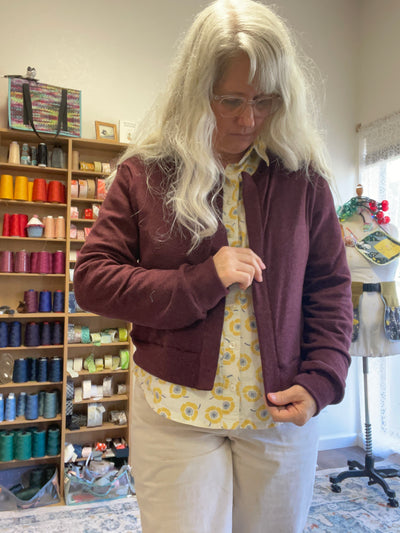 Lisbon Cardigan by Itch to Stitch Patterns