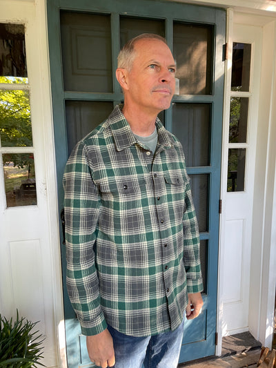 Sanders Men's Button-Up Shirt by Elbe Textiles