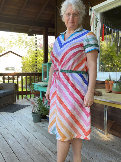 Bias Cut Pullover Camp Dress (Ruler Dress) Self Drafted