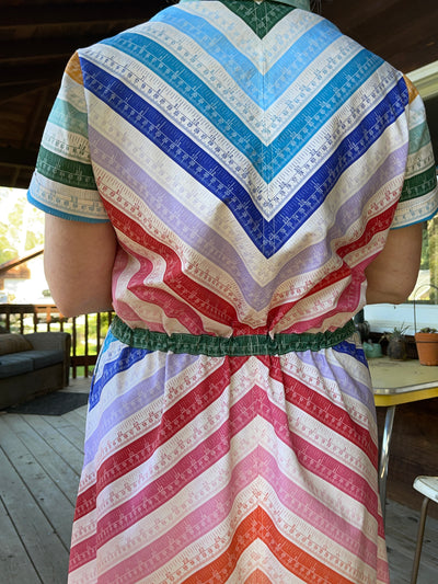 Bias Cut Pullover Camp Dress (Ruler Dress) Self Drafted