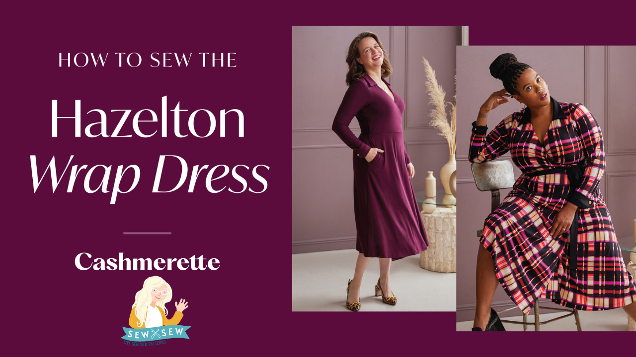 Hazelton Wrap Dress by Cashmerette