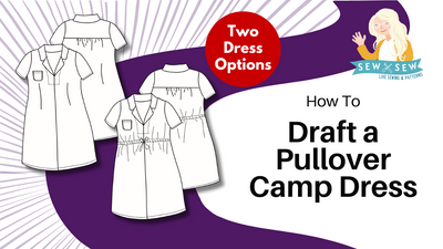 Bias Cut Pullover Camp Dress (Ruler Dress) Self Drafted