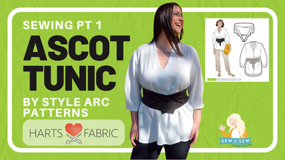 Ascot Tunic and Belt by Style Arc Patterns