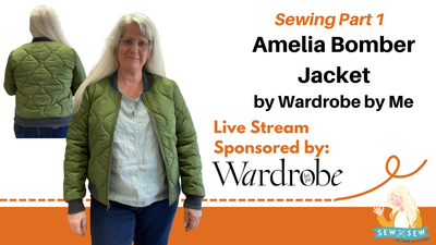 Amelia Bomber Jacket by Wardrobe by Me Patterns