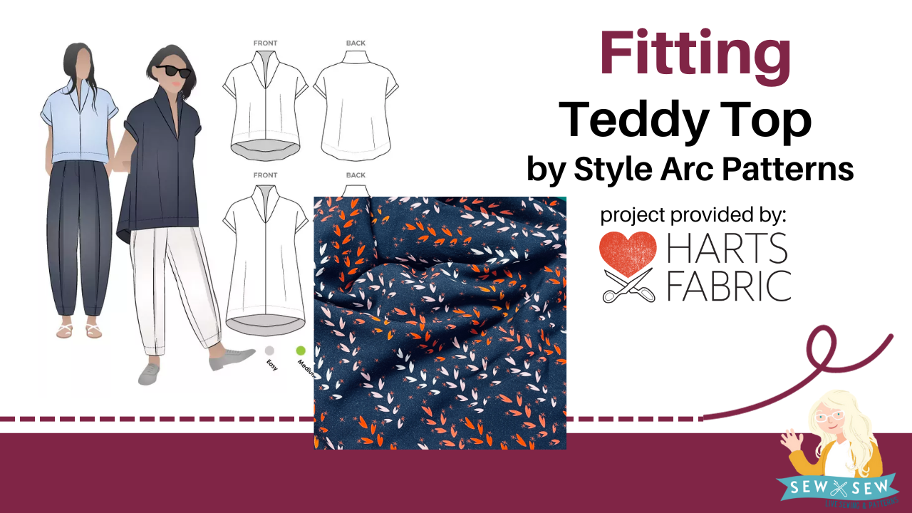 Teddy Top by Style Arc Patterns