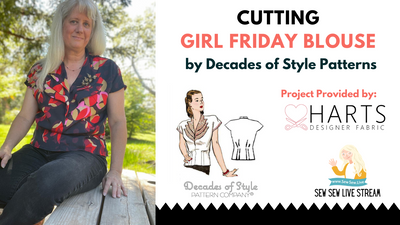Girl Friday Blouse by Decades of Style