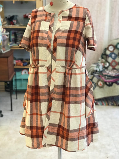 Sagebrush Top Hack to a Dress by Friday Pattern Company