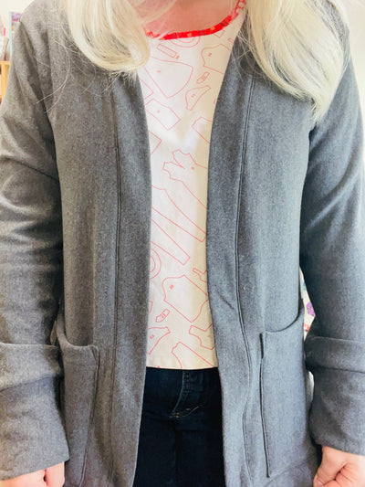 Annie Cardigan by Sew Sew Def and Mimi G Style