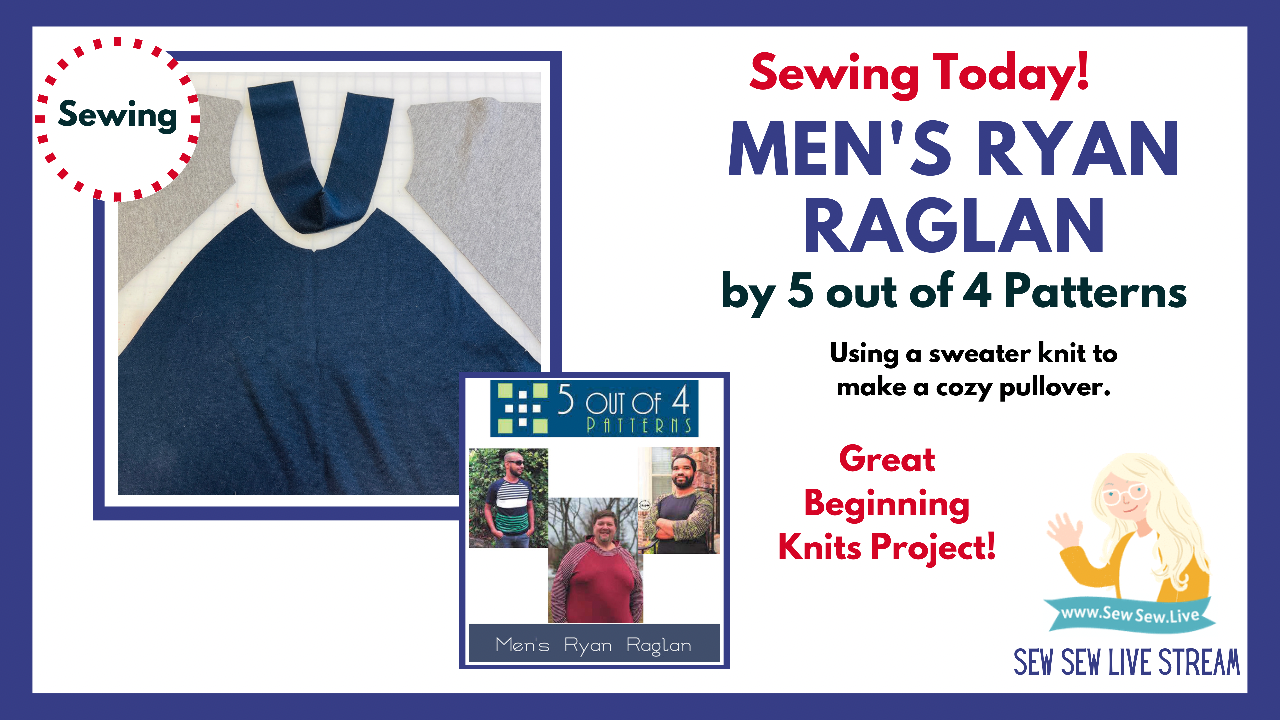 Ryan Raglan for Men by 5 out of 4 Patterns