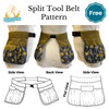 Split Tool Belt Free Pattern And Sewing Videos