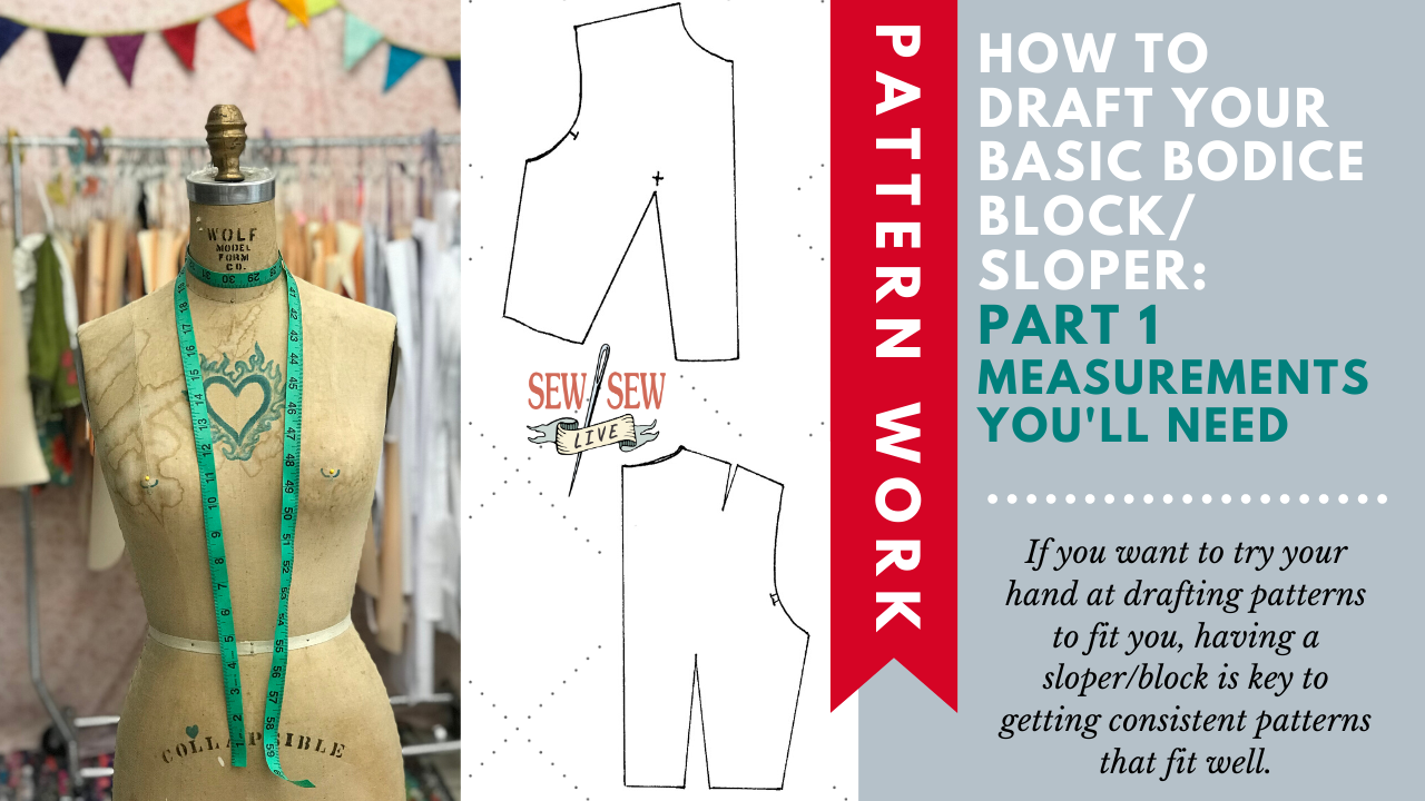 Pattern Drafting Part 2: Creating a Sleeve Sloper