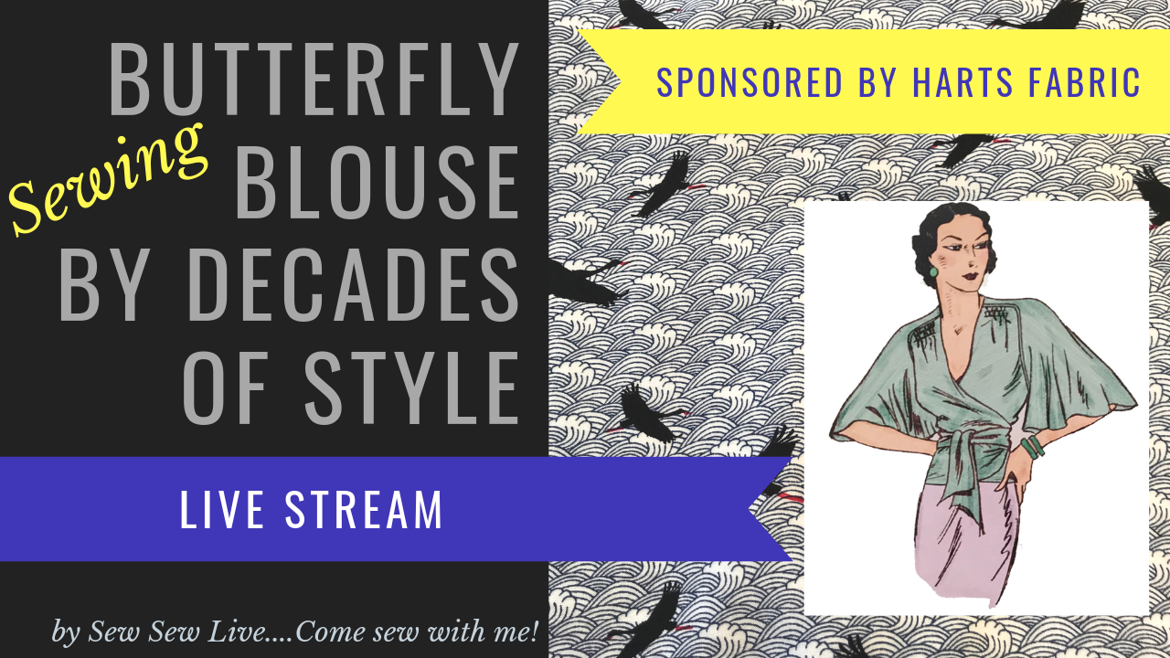 Butterfly Blouse by Decades of Style