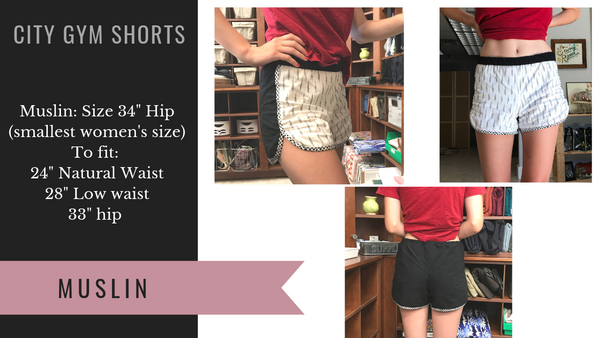 City Gym Shorts by Purl Soho - Sew Sew