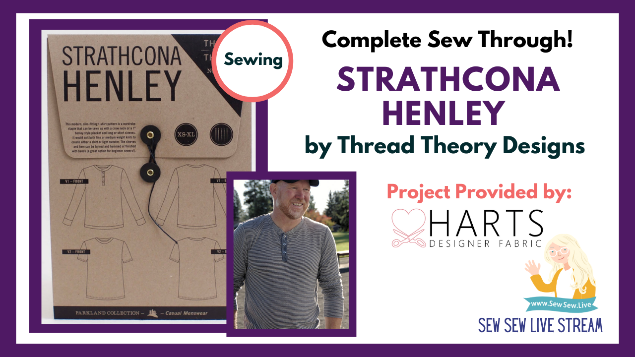 Strathcona Henley by Thread Theory Designs