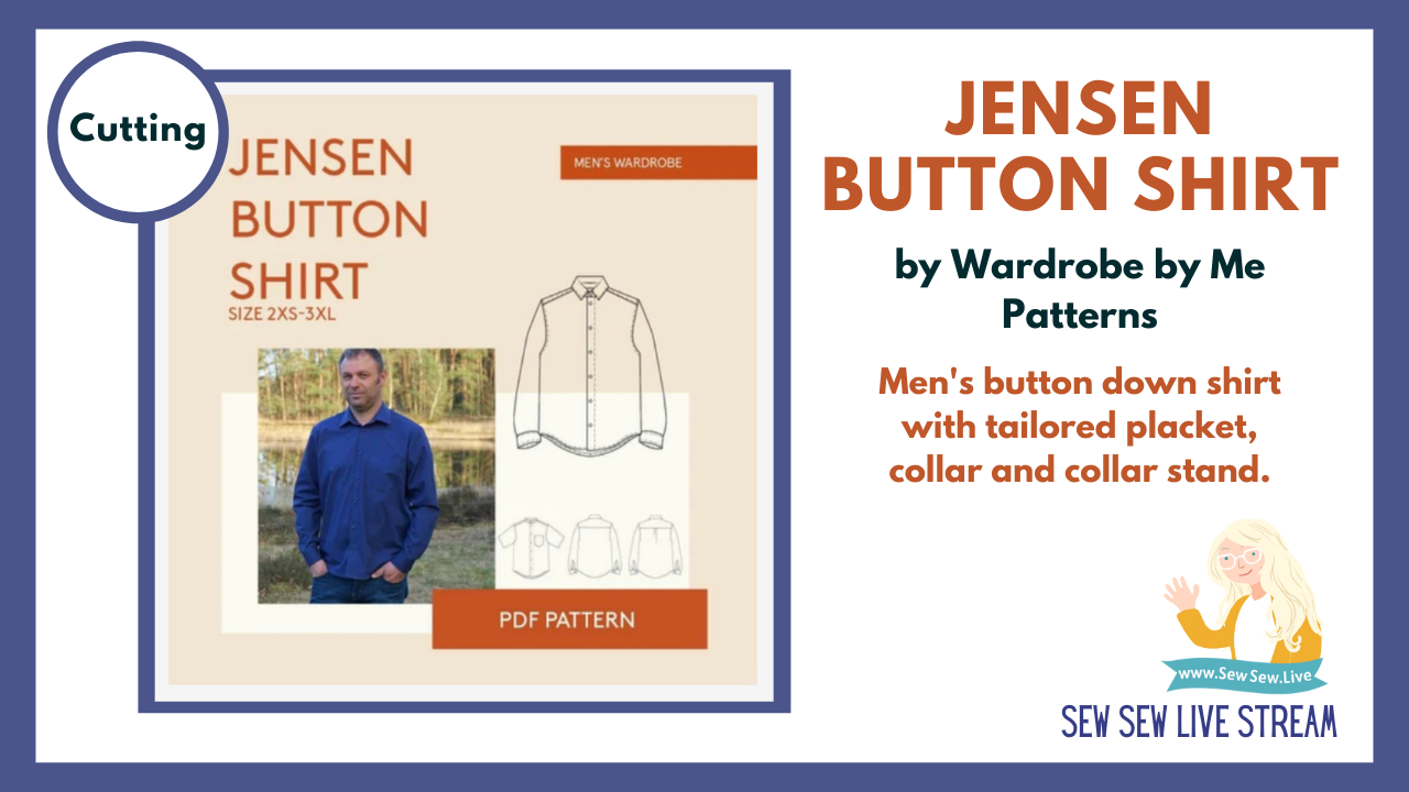 Jensen Shirt (Men's) by Wardrobe by Me Patterns (Can use Anna Shirt too)