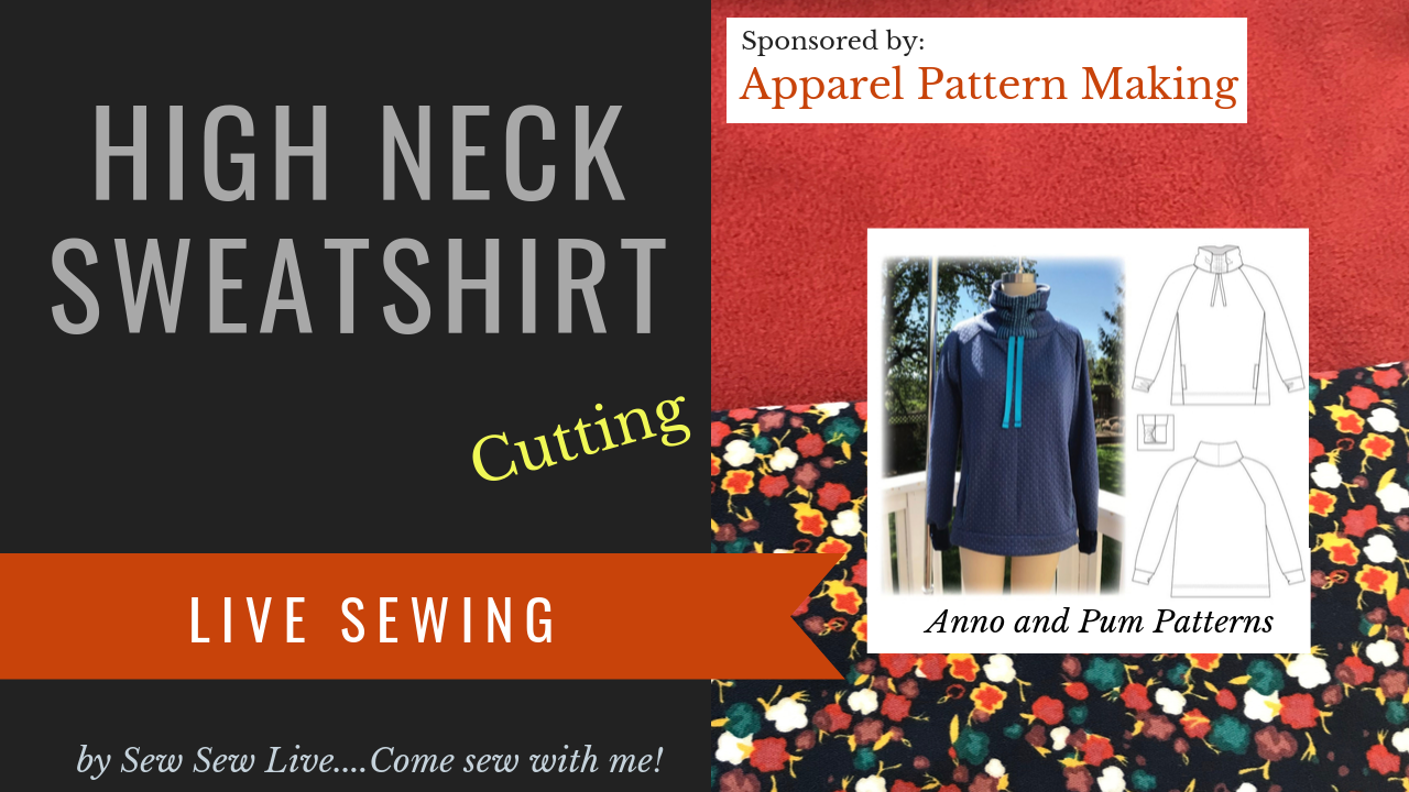 High Neck Sweatshirt by Anno & Pum Patterns