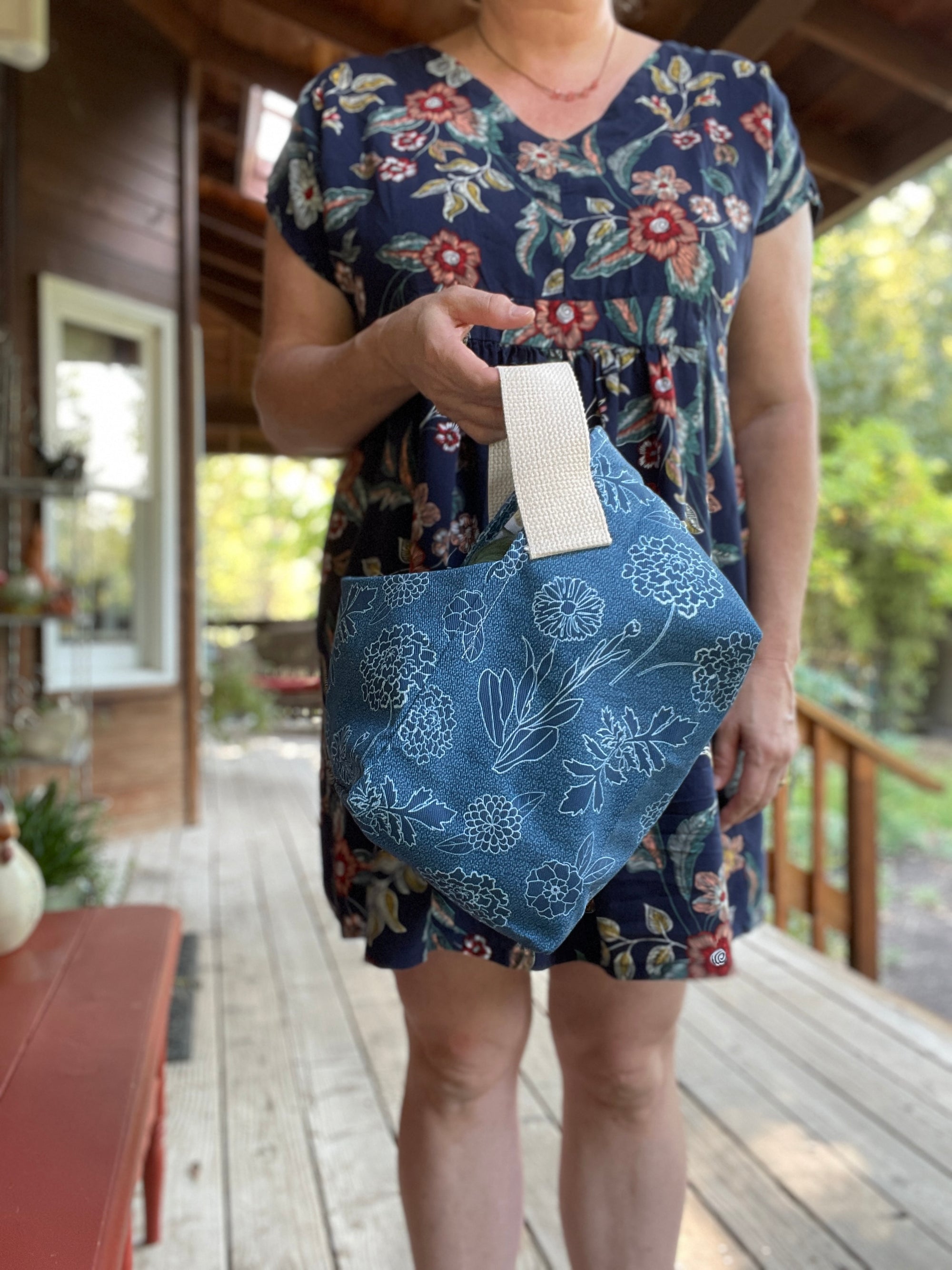 Cocoon Project Bag PDF Sewing Pattern and Video - Sew Sew