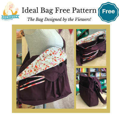 Ideal Bag designed by Viewers and drafted by Sew Sew