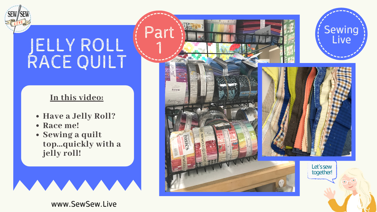 Jelly Roll Race Quilt