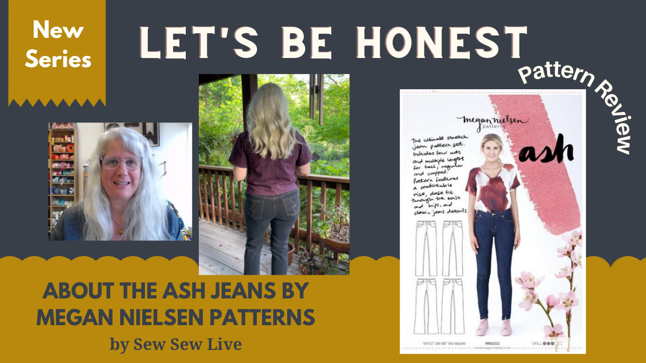 Pattern Review: Ash Jeans by Megan Nielsen Patterns