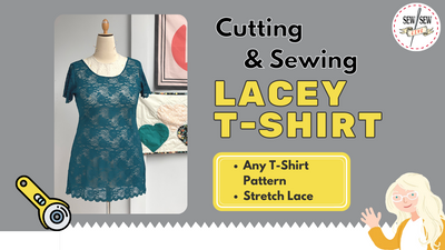 Sew an Easy Lacey T-Shirt with any T-Shirt Pattern