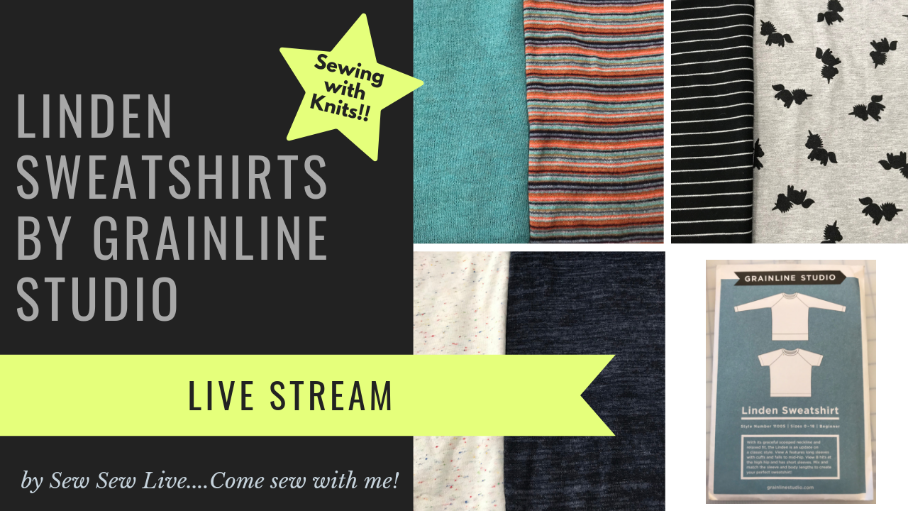 Linden Sweatshirt by Grainline Studio