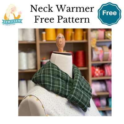 Neck Warmer Free Pattern And Sewing Video