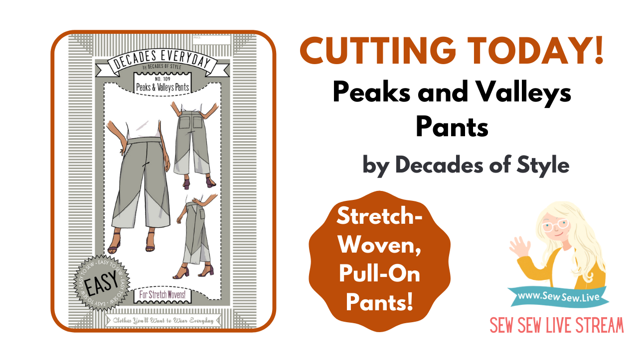 Peaks and Valley Pants by Decades of Style