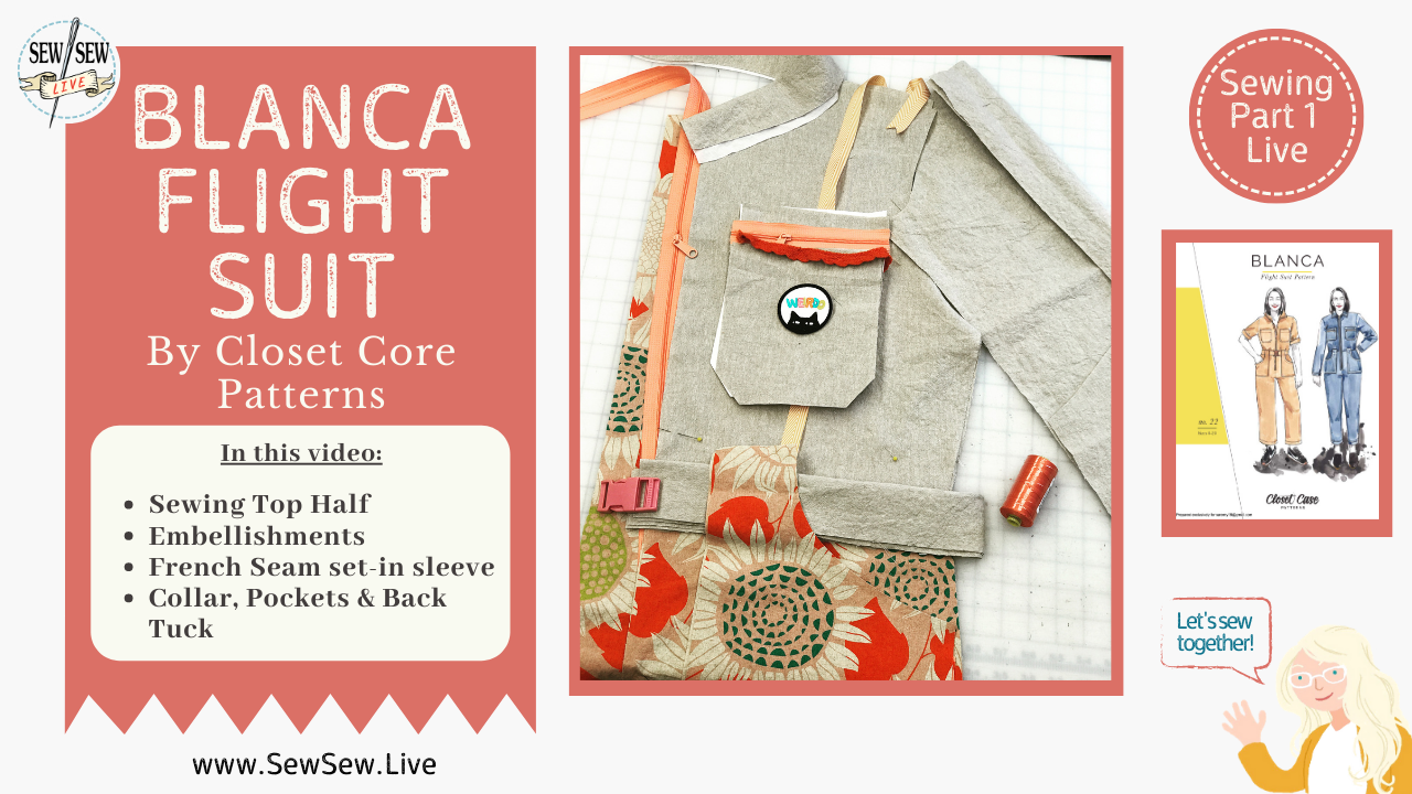 Blanca Flight Suit by Closet Core Patterns