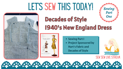 1940's New England Dress by Decades of Style