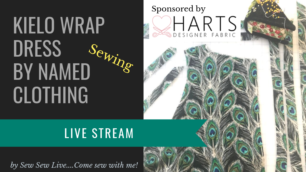 Kielo Wrap Dress by Named Clothing