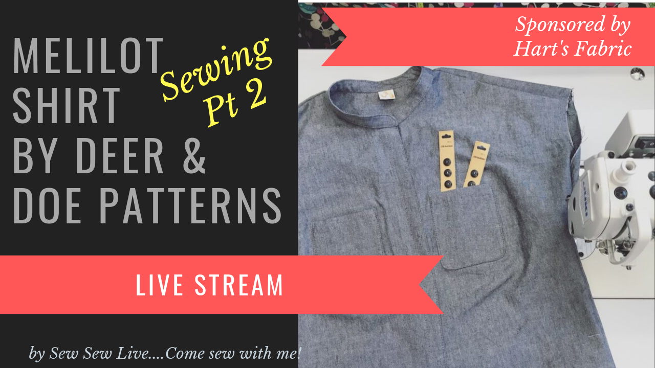 Melilot Shirt by Deer and Doe Patterns