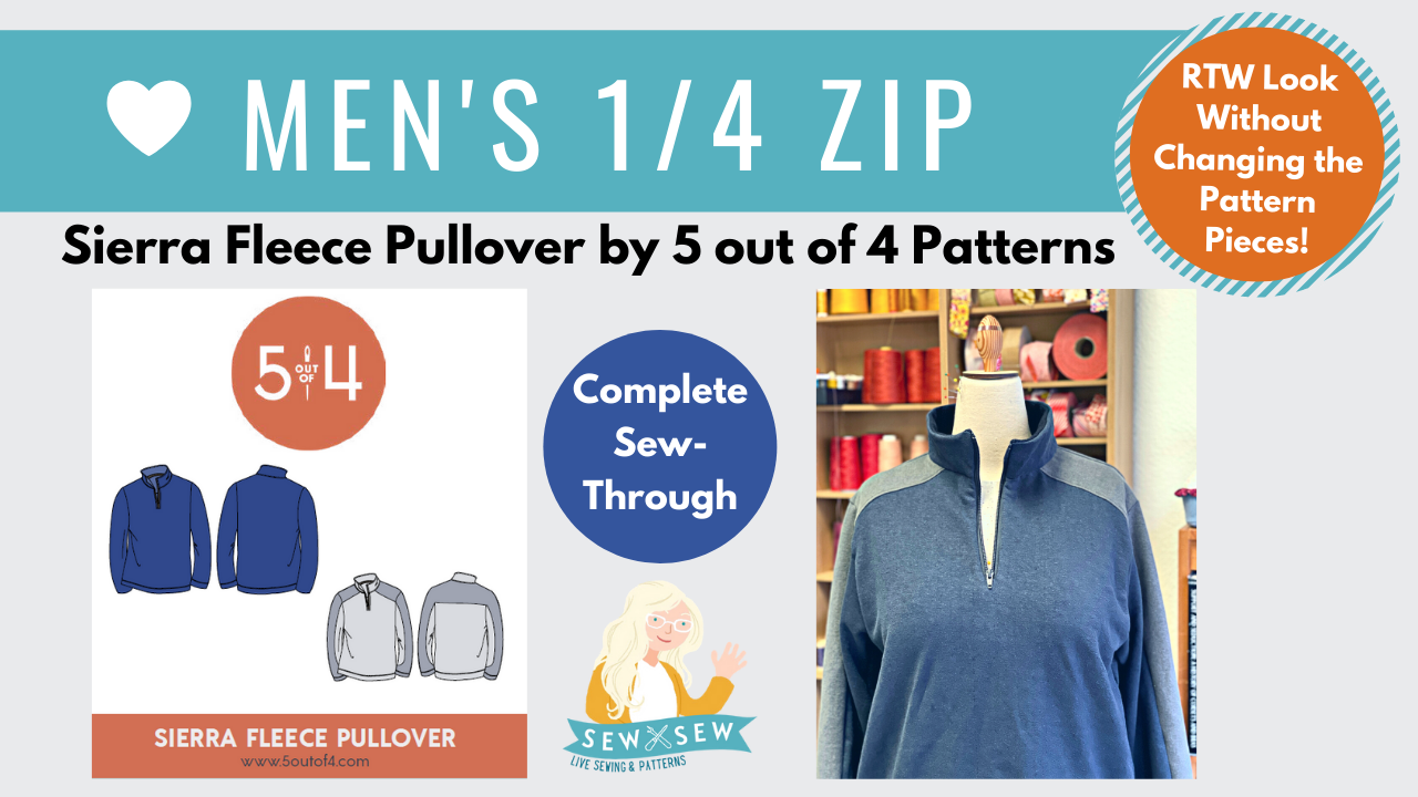 Sierra Fleece Pullover by 5 out of 4 Patterns