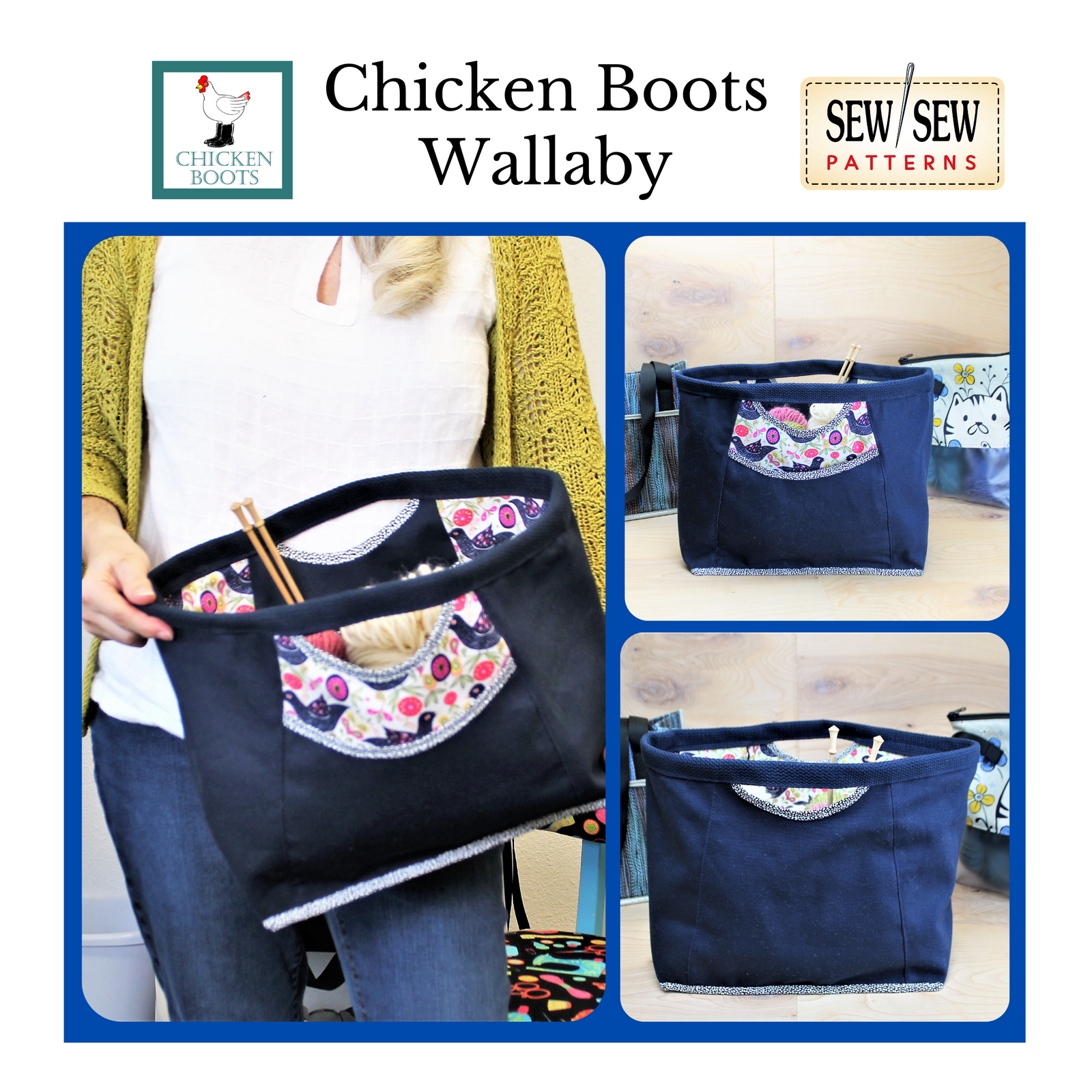 Chicken Boots Wallaby PDF Sewing Pattern and Video