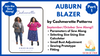 Auburn Blazer by Cashmerette Patterns