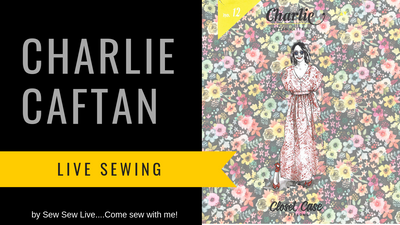 How To Sew the Bodice Panel of the Charlie Caftan by Closet Case/Core Patterns
