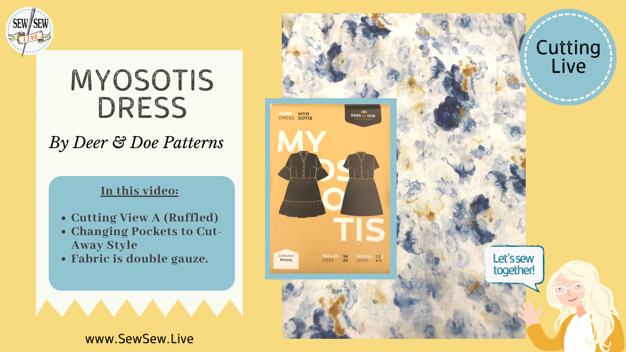 Myosotis Dress by Deer and Doe Patterns