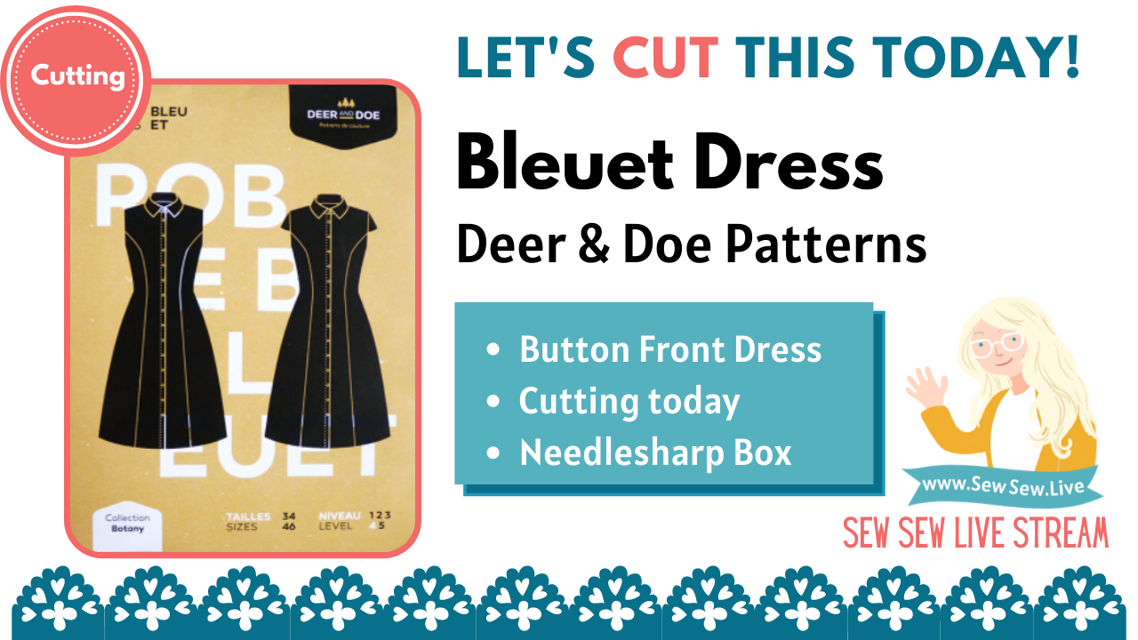 Bleuet Dress by Deer and Doe Patterns