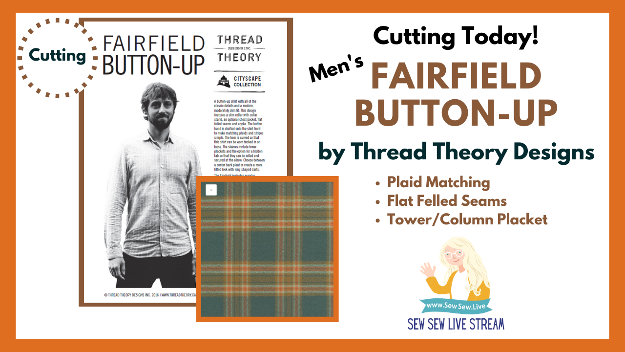 Thread Theory Fairfield Button-Up Shirt Paper Pattern – Spool of