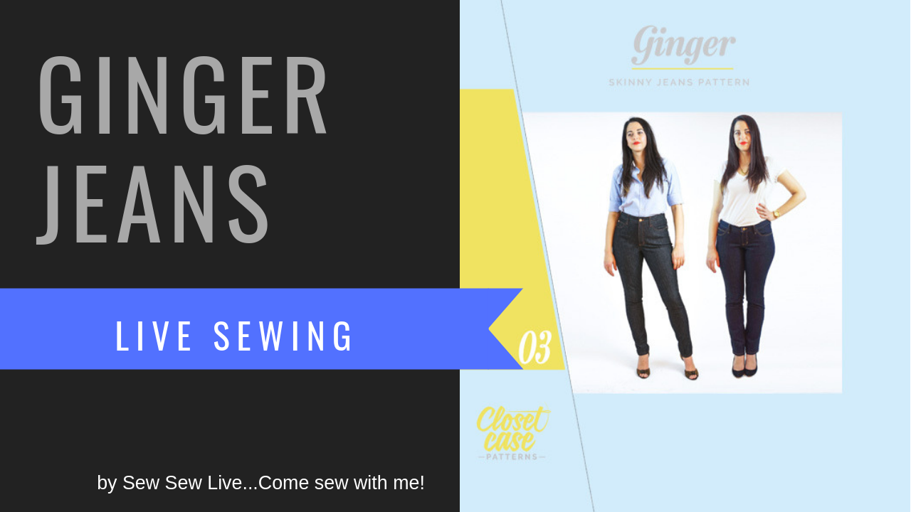 Ash Jeans Sewalong  How to Sew Fly Front