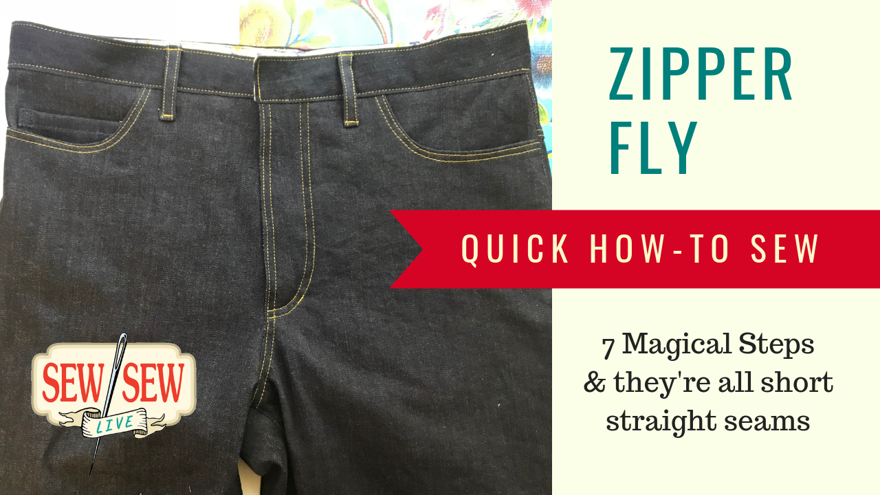 HOW TO Sew a Zipper Fly