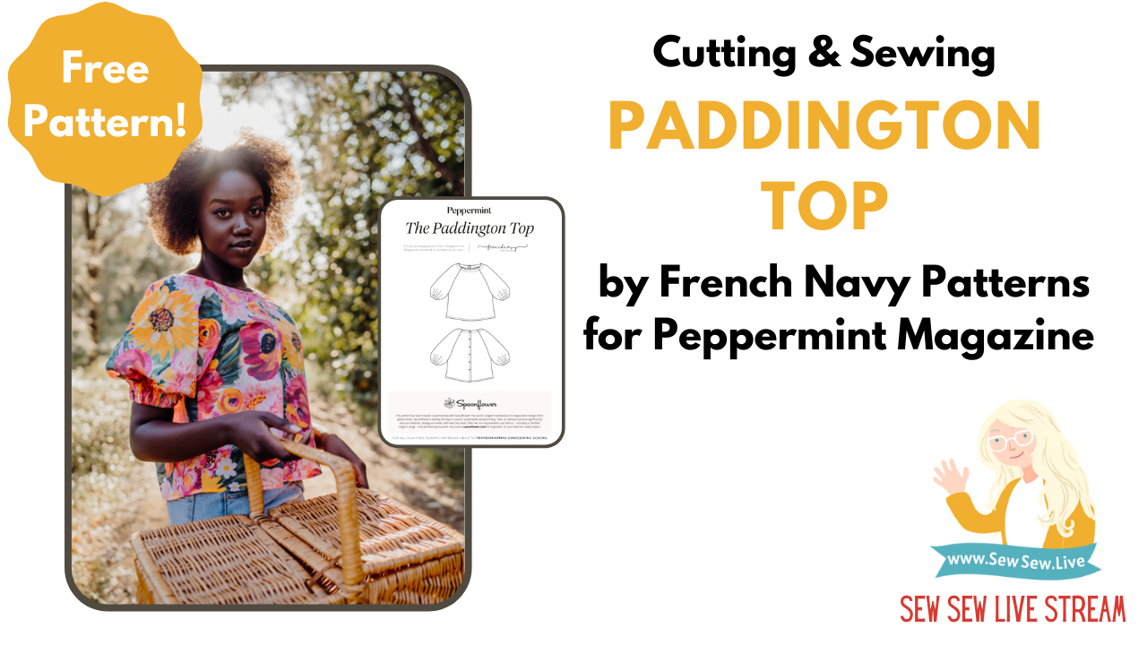 Paddington Top free pattern by Peppermint Magazine and French Navy Patterns